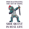 Procrastining Fantasy Knight Side Quest Work