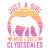 Clydesdale Riterin Mädchen