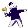 Banksy Bloemen Kat