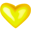 Heart yellow gift idea