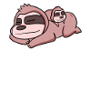 Sloth with baby