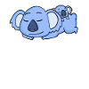 Family - Koala with Baby Koala