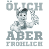 Fröhlicher Handwerker Daumenhoch