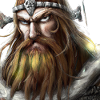 Angry Viking Head