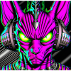 Angry cat