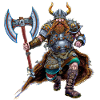 Viking going to battle