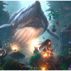 Creature in magical forest