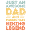 Dad hiking retro