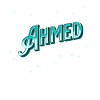 Ahmed name personalized