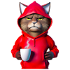 Good morning coffee cat