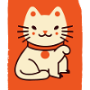 Katze Winkekatze Asia