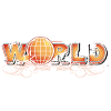 WORLD LOGO verziert