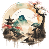 Aquarelle Paysage