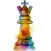 Kunst Schachfigur König