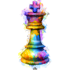 Kunst Schachfigur König