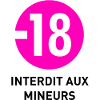 Interdit aux mineurs rose
