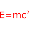E=mc² Red