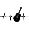 battement de cœur guitare