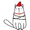 Cat Christmas Innocent
