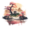 Japanische Landschaft