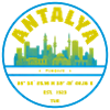 Antalya Skyline Badge Turkey