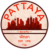 Pattaya Skyline Retro Badge