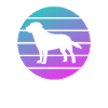 Retro Bluthund-Bluthund-Hundeliebhaber