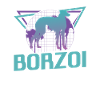 Retro Borzoi Dog Lover