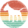 Bull Terrier Retro Gift