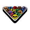 Skull billard pool 8