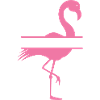 Flamingo mit Textfeld