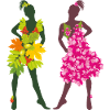 Summer and autumn girls