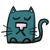 blue cat