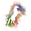 Schattenpferd Rauchfarben