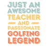 Teacher Golf retro