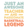 Teacher Basketball retro