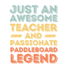Teacher Paddleboard retro