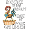 ROOSTER IN BASKET