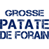 Grosse Patate de forain (bleu)