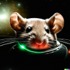 Cyborg-Maus im Weltraum