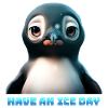 Have a nICE Day Penguin Graphic