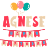 Agnese t-shirt happy birthday happy birthday