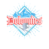 Dolomiten Südtirol Retro Skifahrer Vintage