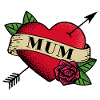 Heart Tattoo Mum