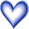 Herz blau Geschenkidee