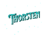 Thorsten's name personalized