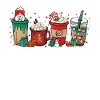 Christmas chocolate mug