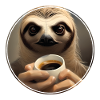 Funny Sloth Coffee Lover