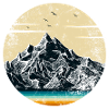 Alpine Sunset Panorama