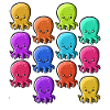 Bunte Kraken